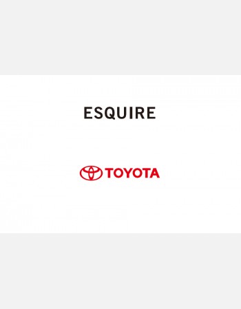 toyota esquire 2016-2017 owners manual in english